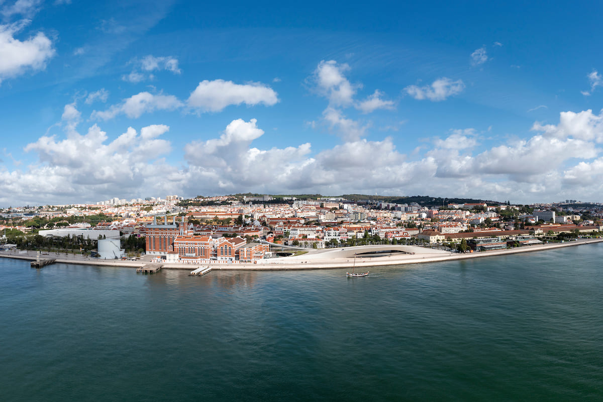 Vista aérea de Lisboa
