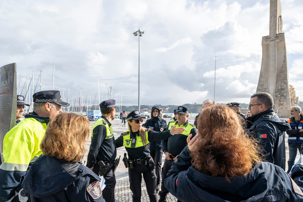 Em Belém foi realizada uma ação de sensibilização sobre o risco de tsunami e ativado o Alerta de Tsunami