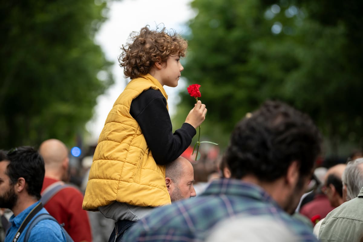 Comemoração dos 50 anos do 25 de Abril - Desfile na Avenida da Liberdade