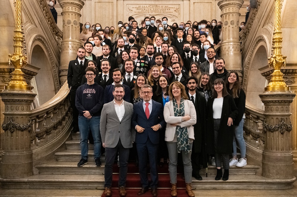 Estudantes Universitários recebidos nos Paços do Concelho 