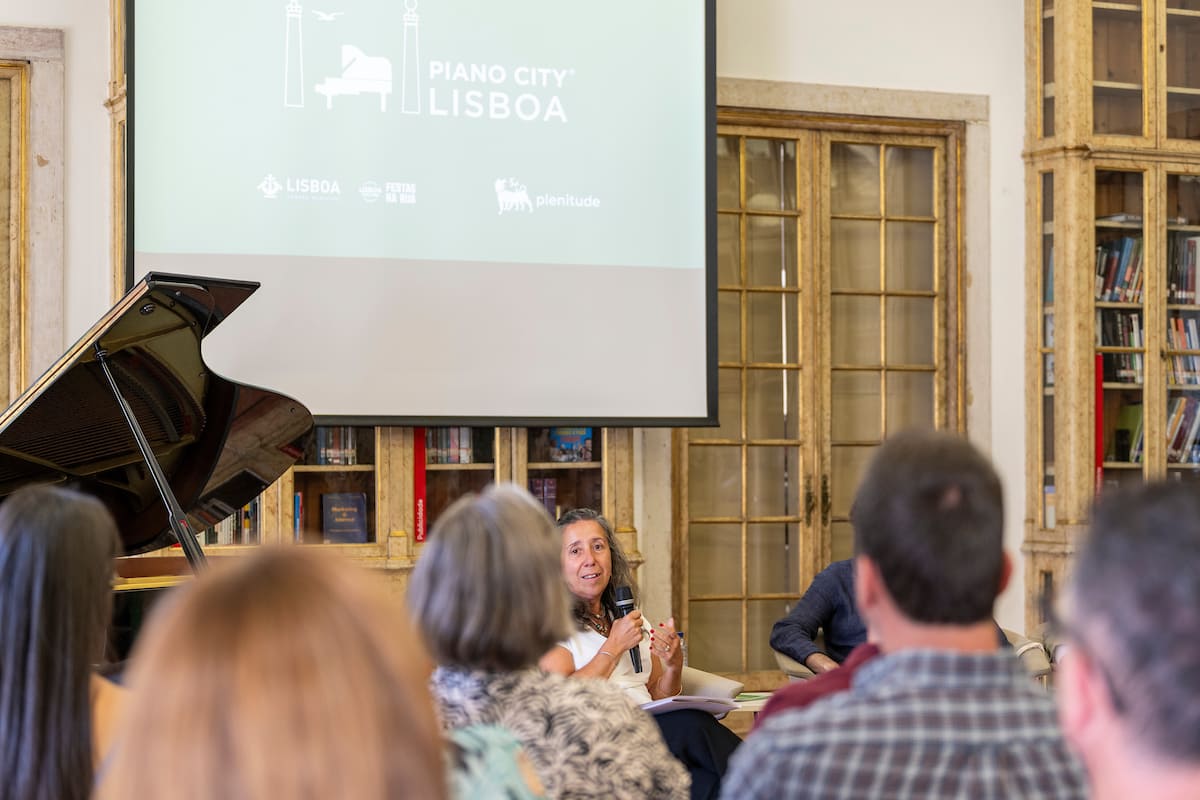 Apresentação do Piano City Lisboa - Biblioteca Palácio Galveias