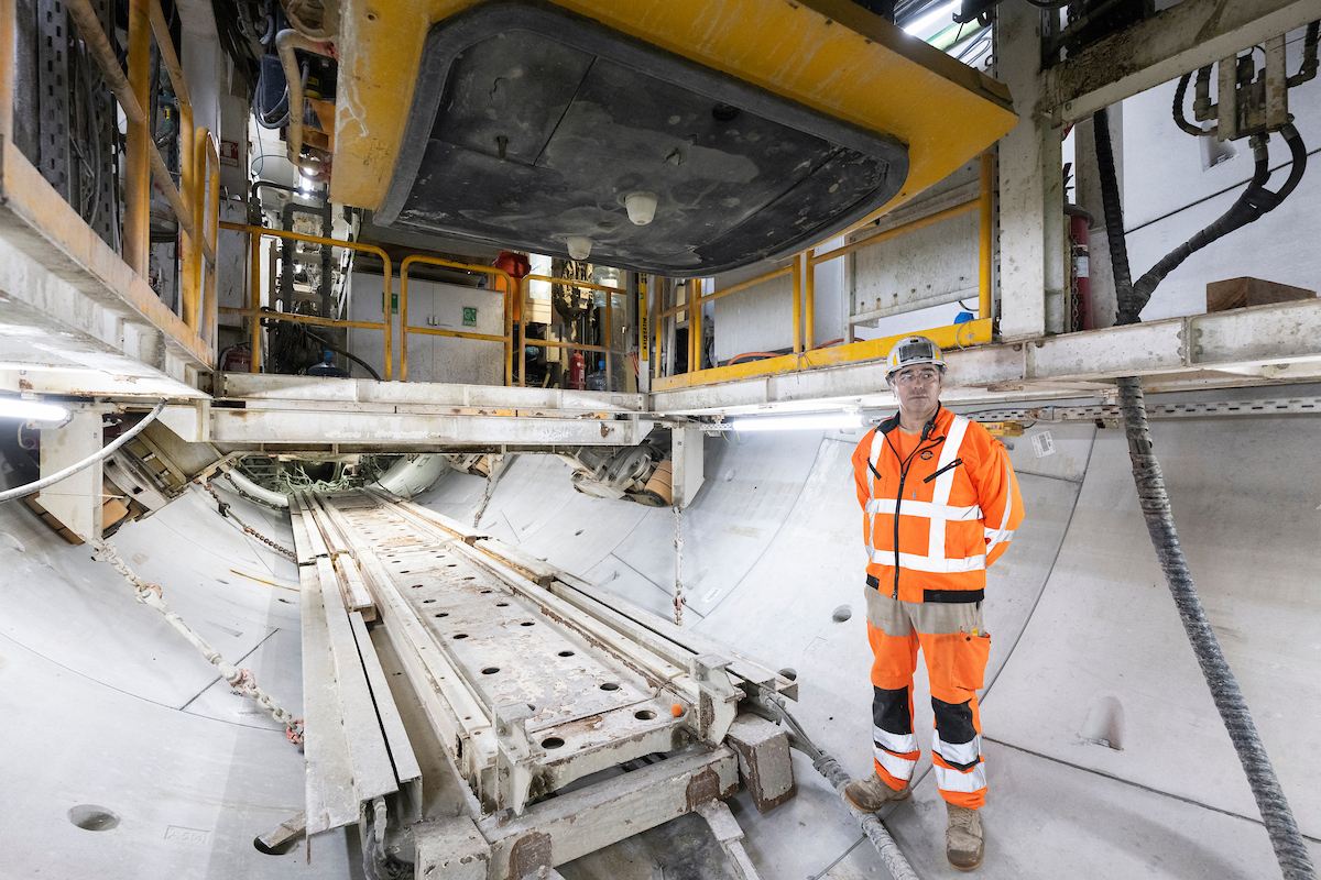 O segundo túnel do Plano Geral de Drenagem de Lisboa já começou a ser construído, com 55 metros e 27 anéis já concluídos