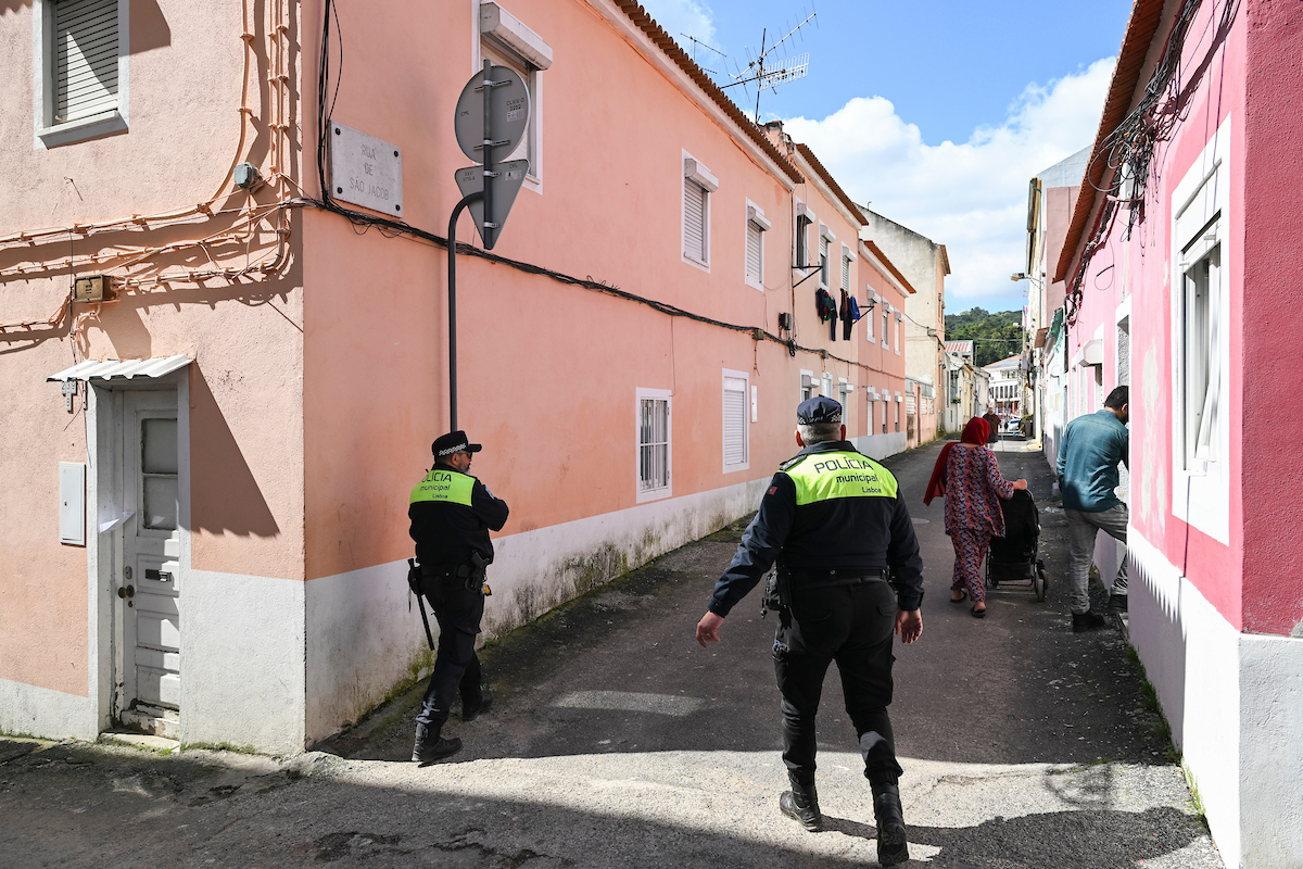 Policiamento Comunitário em Campolide - fotografia de arquivo