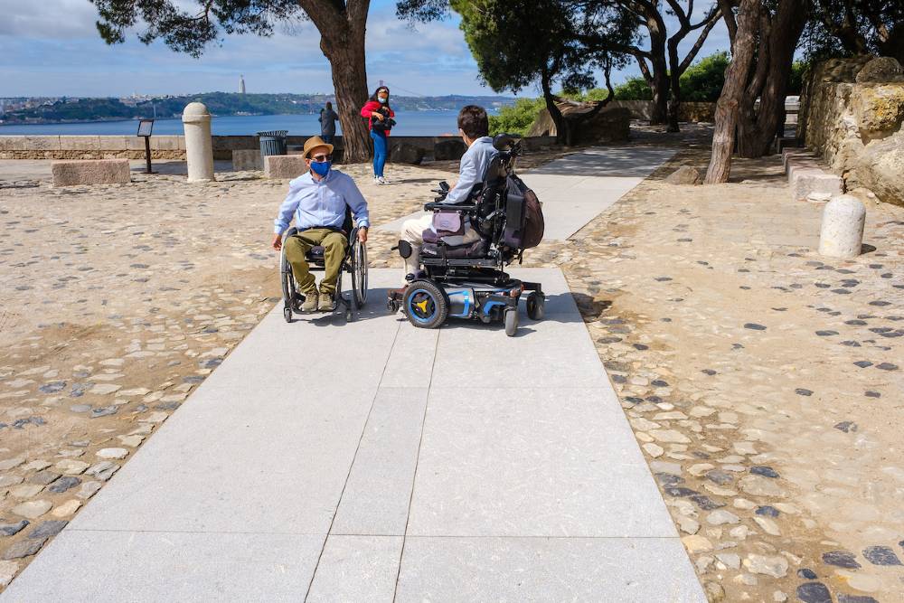 Novo percurso acessível da Praça de Armas e do Miradouro do Castelo