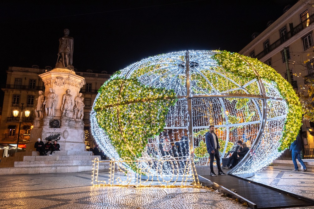 Iluminações de Natal - Praça Luis de Camões