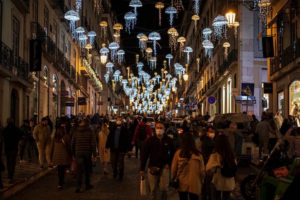 Iluminações de Natal - Rua do Carmo