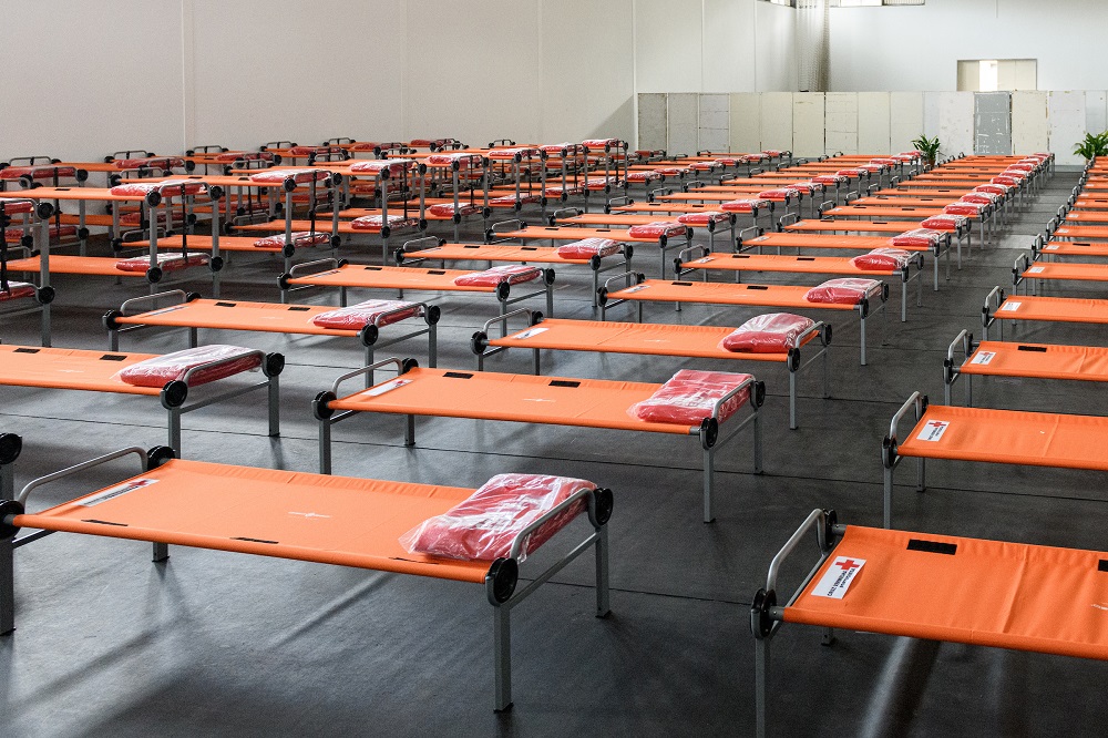 O centro de acolhimento de emergência de Lisboa conta com 100 camas e está pronto a receber os refugiados Ucranianos
