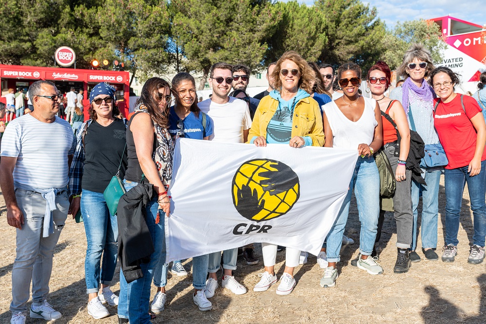 Laurinda Alves, vereadora dos Direitos Sociais, acolheu refugiados em Lisboa numa visita ao Rock in Rio