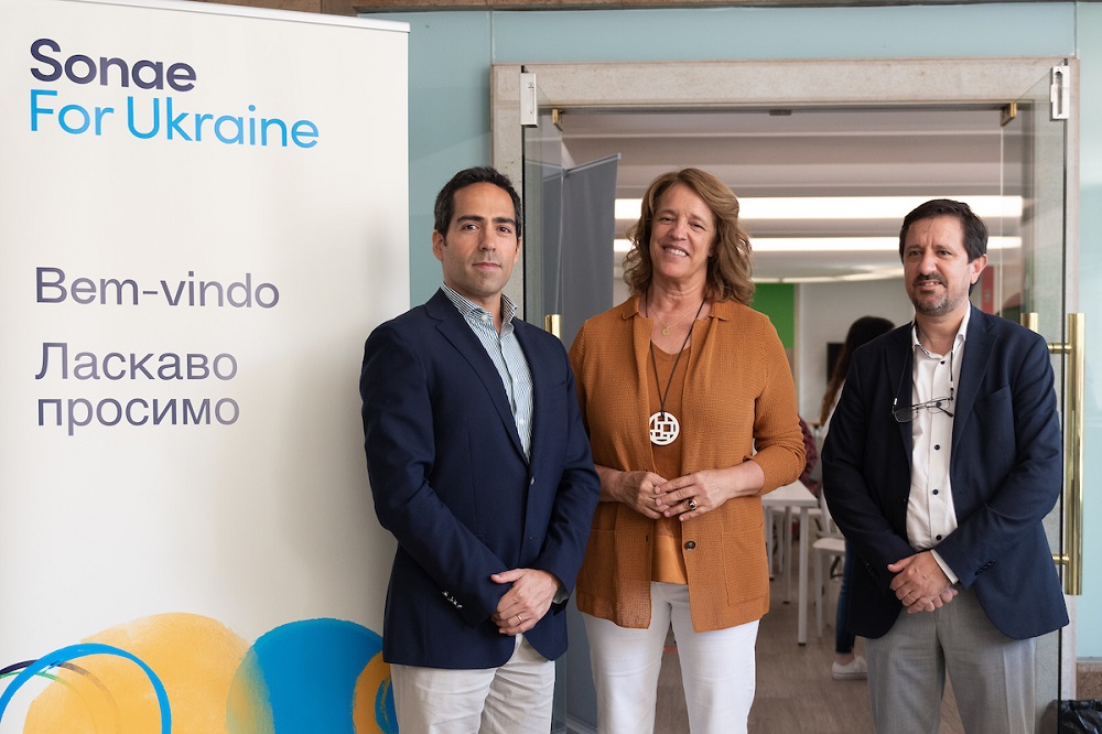 Laurinda Alves, vereadora dos Direitos Humanos e Sociais e Eduardo Mendes, da Sonae