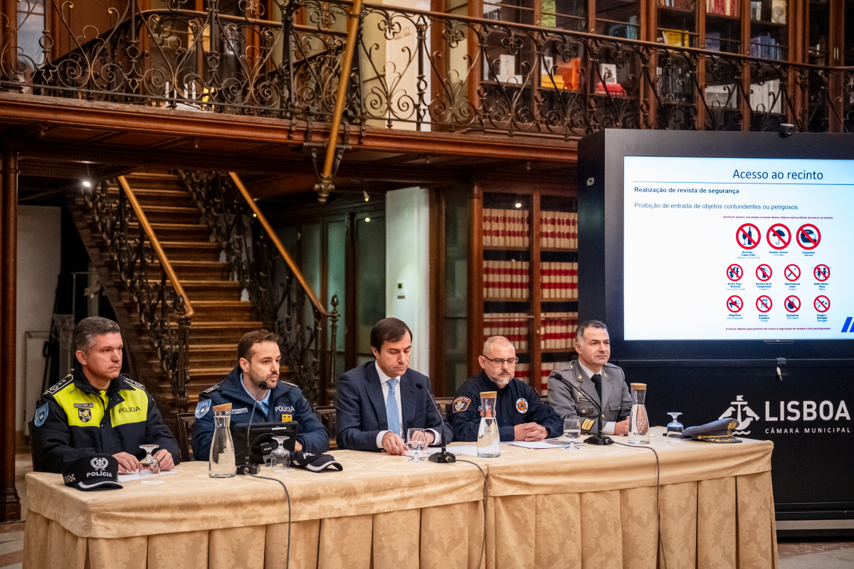 A Passagem de Ano 2025-2026 em Lisboa contará com um dispositivo reforçado de segurança, proteção civil e mobilidade