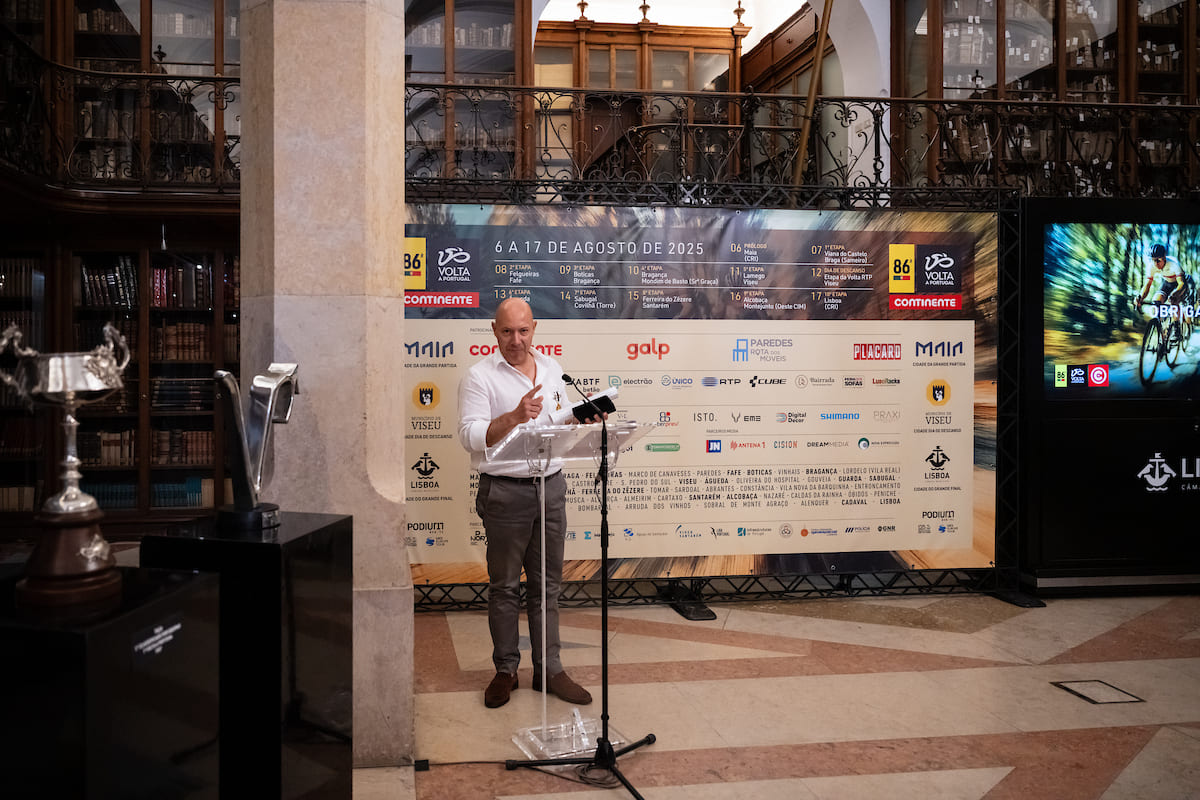 Joaquim Gomes apresentou em Lisboa a 86.ª Volta a Portugal em Bicicleta