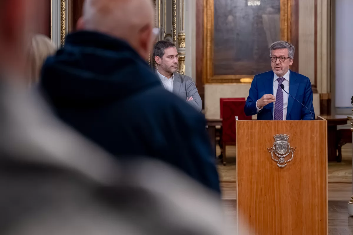 Carlos Moedas, presidente da CML, reafirmou o compromisso da autarquia com as Marchas Populares, uma das mais emblemáticas tradições da cidade, e com o movimento associativo que lhe dá vida