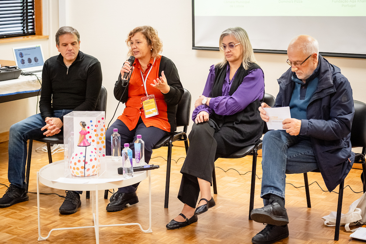 O evento contou com três painéis temáticos dedicados a Front Offices e Trabalho em Rede, Formação em Emprego Apoiado e Trabalho em Rede, e Marketing Pessoal