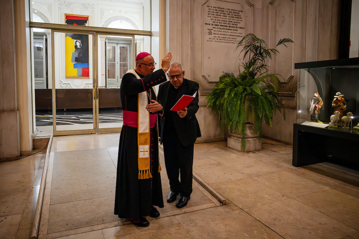 Inauguração da exposição dos presépios com a benção do Cardeal Patriarca Rui Valério