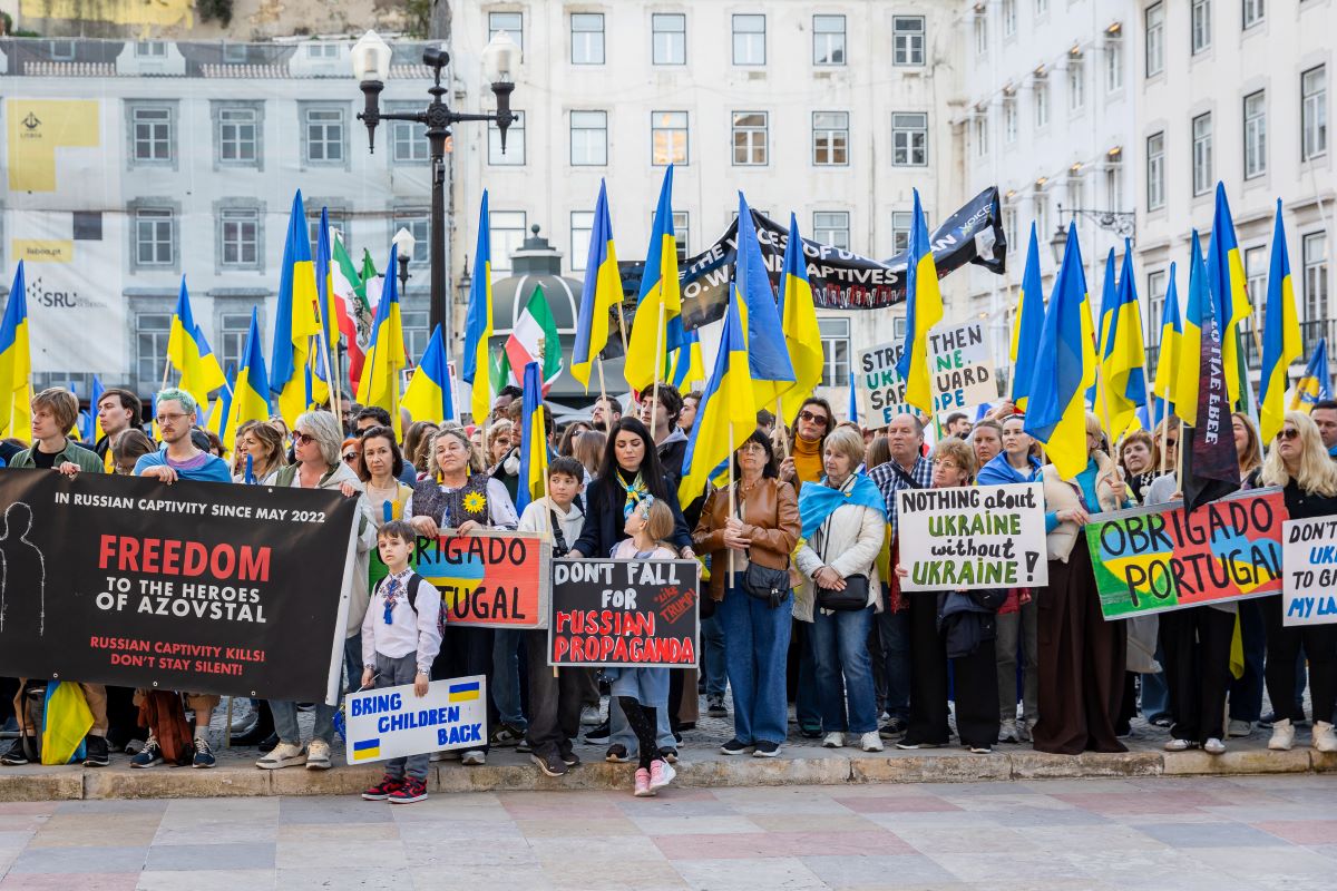 Lisbon marks four years since the invasion of Ukraine 