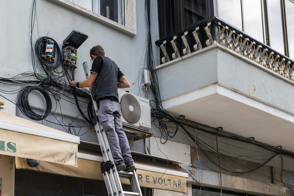 O Bairro Azul, nas Avenidas Novas, é um dos locais piloto do programa “Lisboa sem fios”