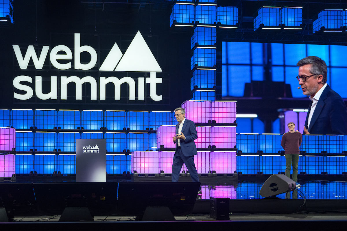  Carlos Moedas, presidente da Câmara Municipal de Lisboa e Paddy Cosgrave, CEO e fundador da Web Summit