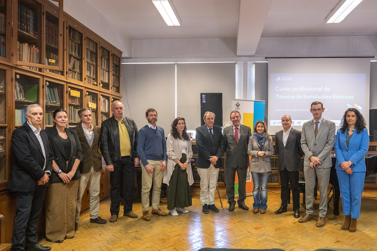 Lançamento do curso profissional de Técnico de Instalações Elétricas na Escola Secundária Marquês de Pombal