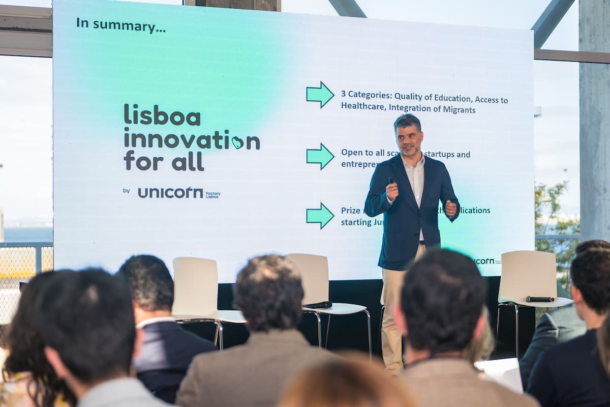 Apresentação do prémio “Innovation for All”  -  Gil Azevedo, director da Startup Lisboa e da Unicorn Factory Lisboa
