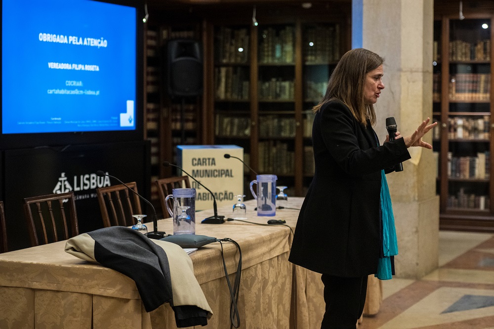 Vereadora da Habitação, Filipa Roseta - Sala do Arquivo dos Paços do Concelho