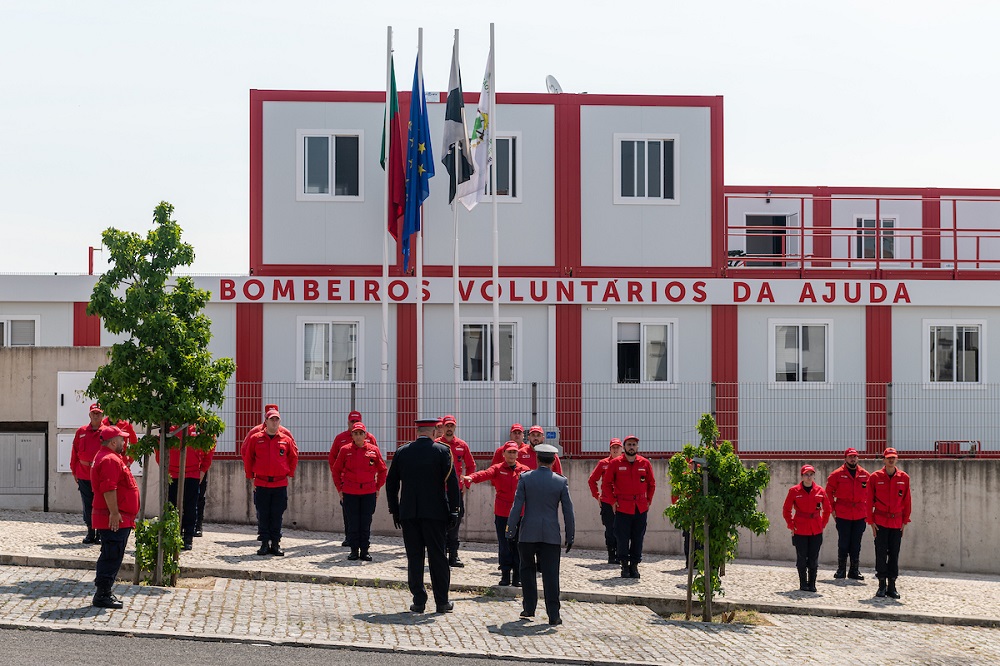 Inauguração do Quartel da Associação Humanitária dos Bombeiros Voluntários da Ajuda