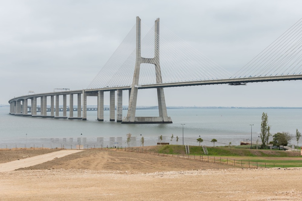 A intervenção em Lisboa abrange uma área de 38 hectares, junto à Ponte Vasco da Gama