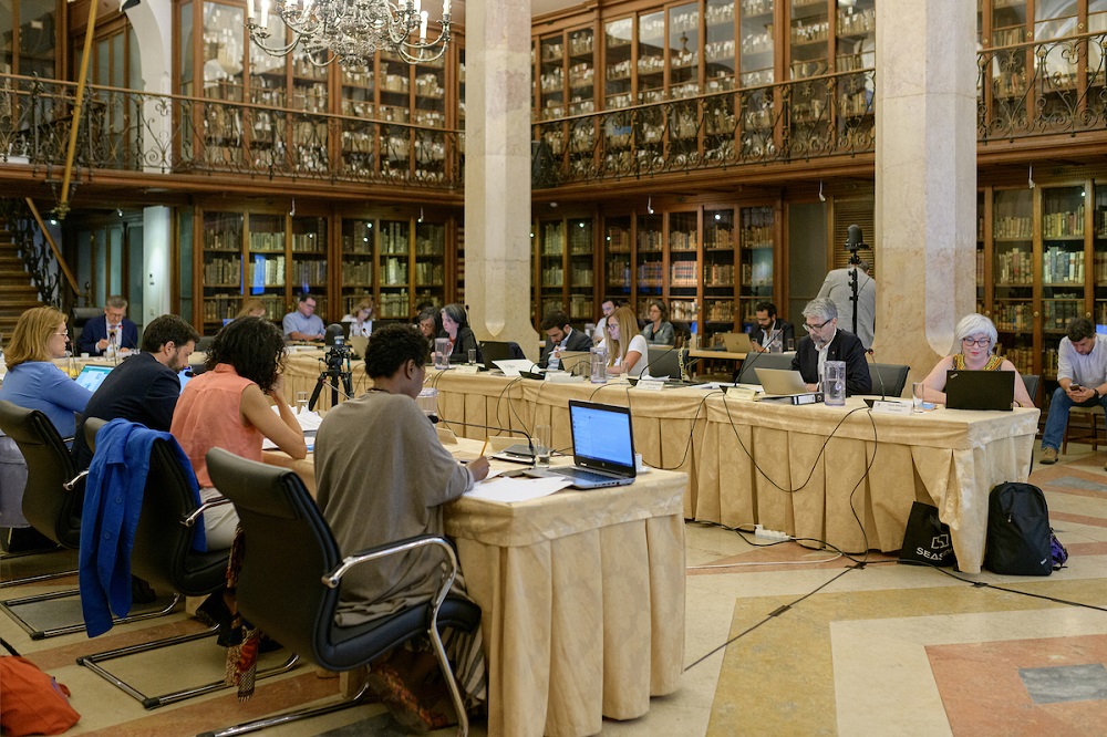 Reunião pública da Câmara Municipal de Lisboa - Sala do Arquivo dos Paços do Concelho