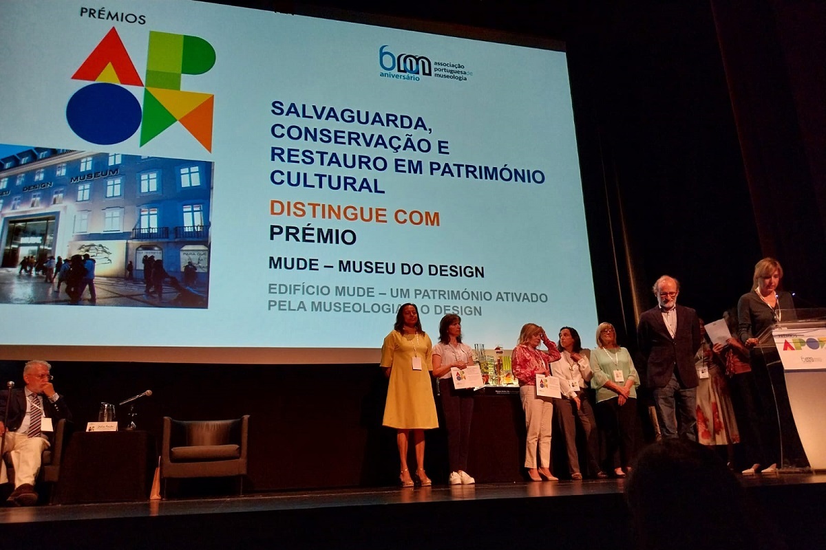 O MUDE - Museu do Design de Lisboa foi distinguido com o Prémio APOM 2025 na categoria "Salvaguarda, Conservação e Restauro em Património Cultural"