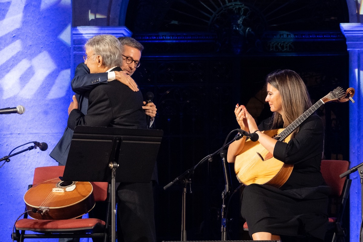 António Chainho, Carlos Moedas and guitarist Marta Pereira da Costa - "Lisboa Saudade" Concert