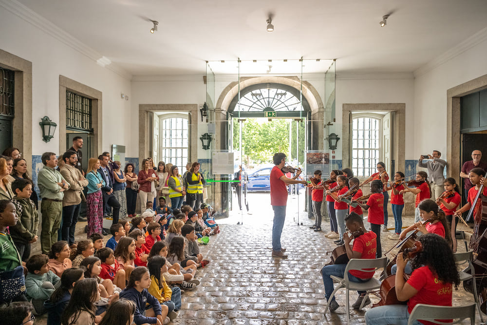 Cerimónia de aniversário da Semana do Passaporte Escolar