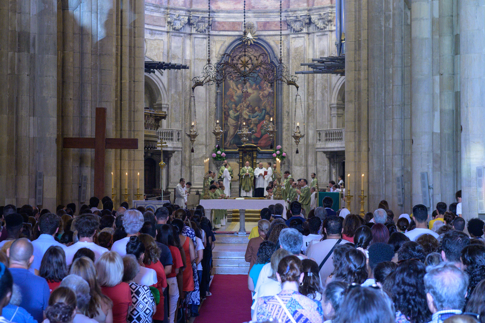 Celebração da Eucaristia na Sé com a participação de todos os jovens e entidades civis da Diocese de Lisboa