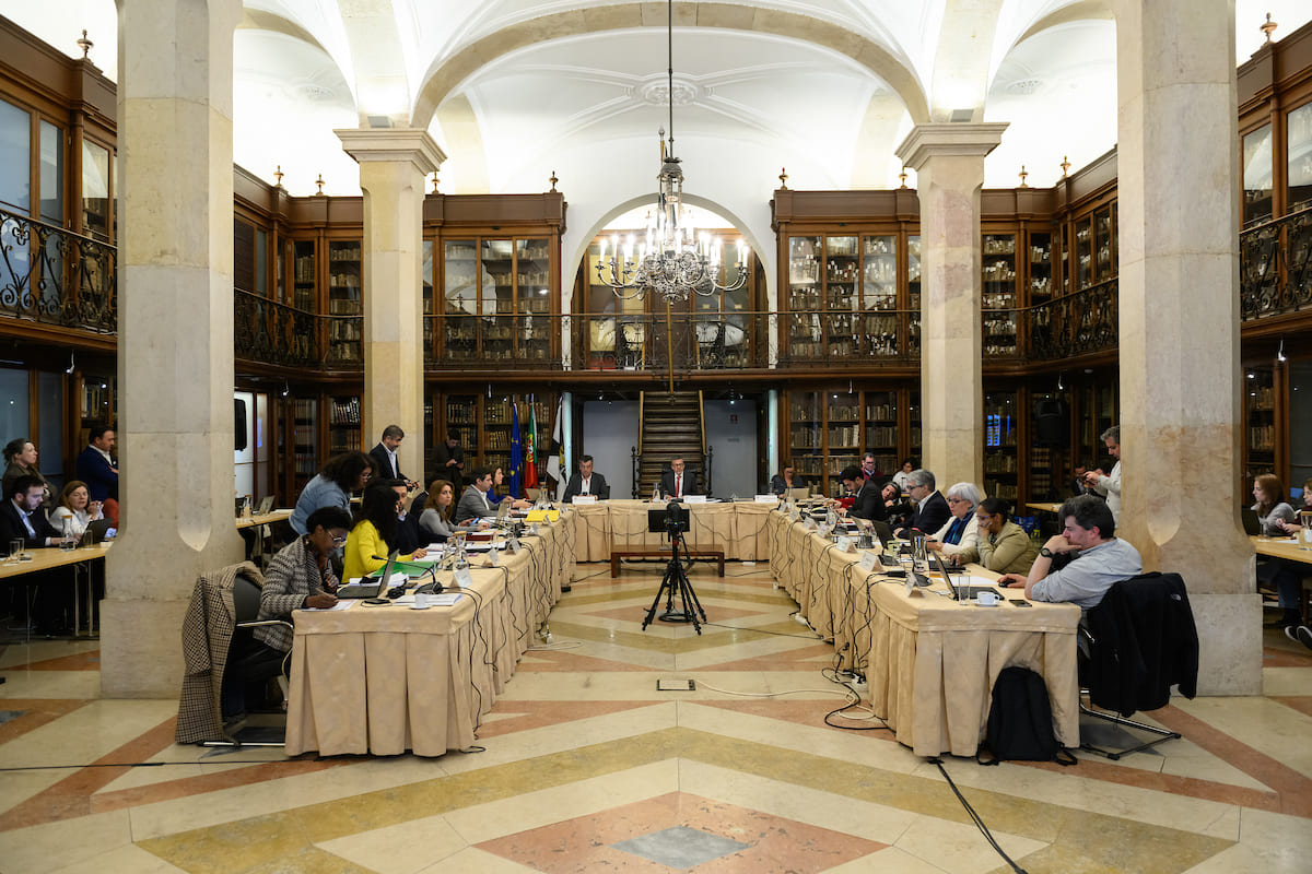 Reunião da Câmara Municipal de Lisboa - Sala do Arquivo dos Paços do Concelho