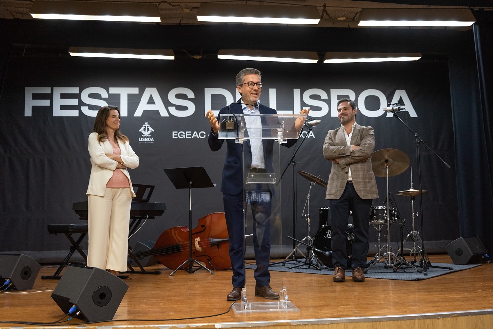 Joana Gomes Cardoso, Carlos Moedas, Diogo Moura - Apresentação das Festas de Lisboa 2022