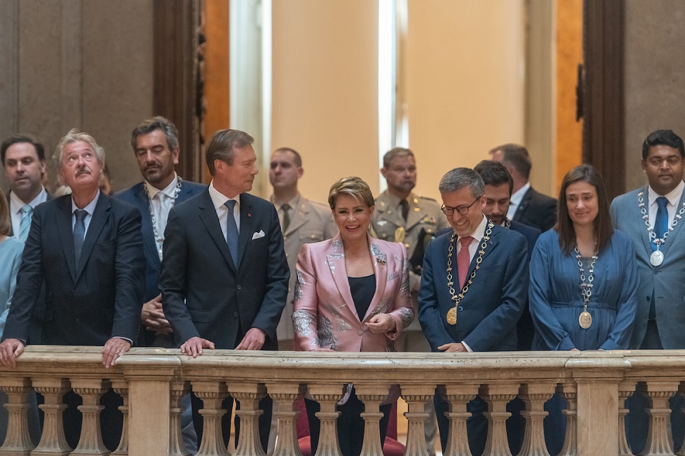 Carlos Moedas, presidente da Câmara Municipal de Lisboa, recebeu o Grão-Duque Henrique e a Grã-Duquesa Maria Teresa do Luxemburgo - Paços do Concelho