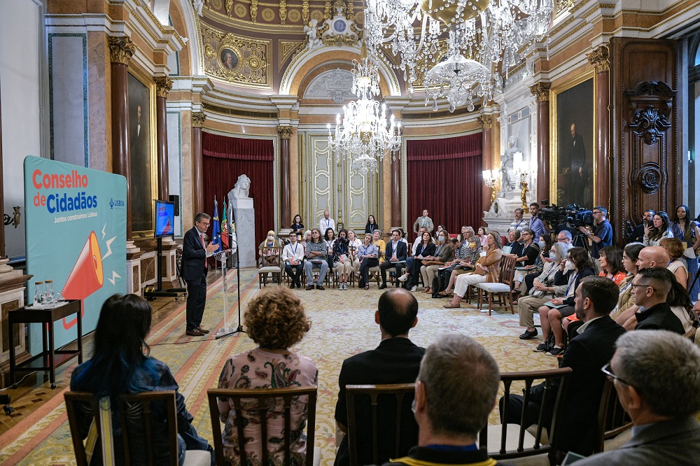 Carlos Moedas abriu a primeira edição do Conselho de Cidadãos - Salão Nobre dos Paços do Concelho