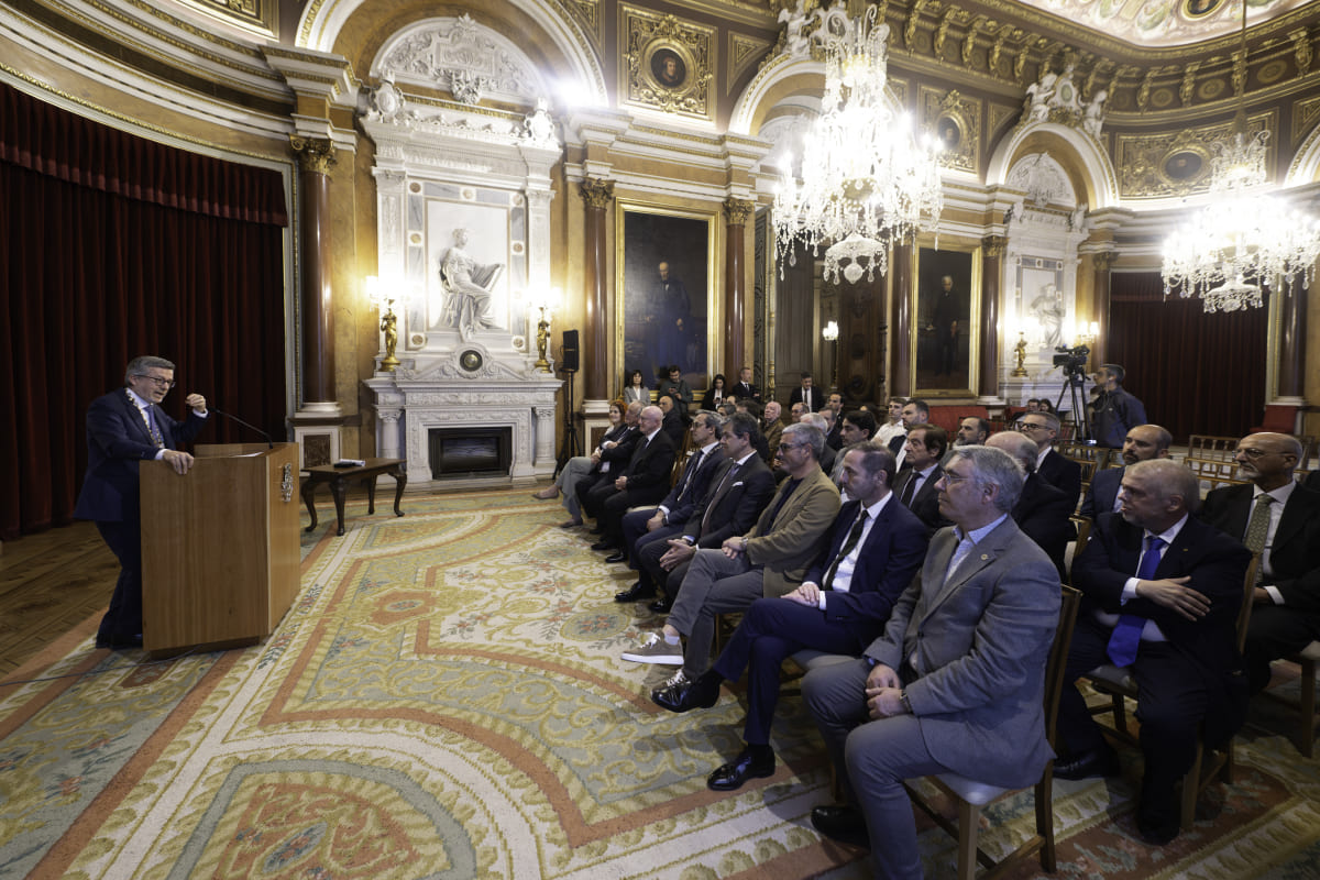 AFL recebeu a Medalha Municipal de Mérito Desportivo de Lisboa - Salão Nobre dos Paços do Concelho