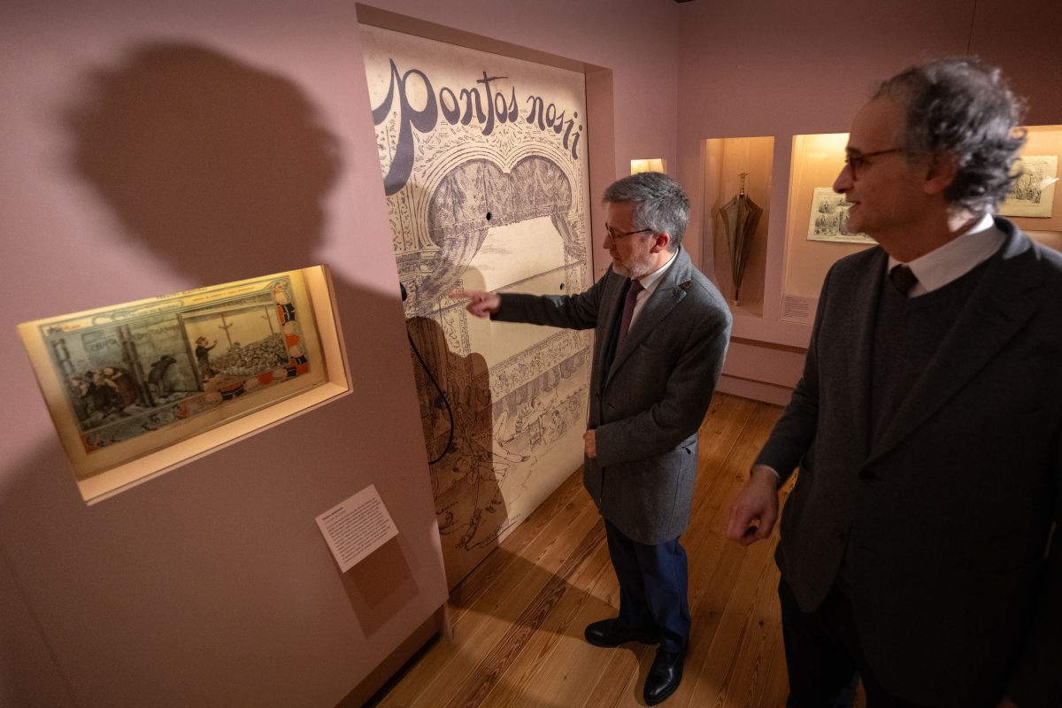 Carlos Moedas, presidente da CML,  na inauguração da nova exposição de longa duração do Museu Bordalo Pinheiro