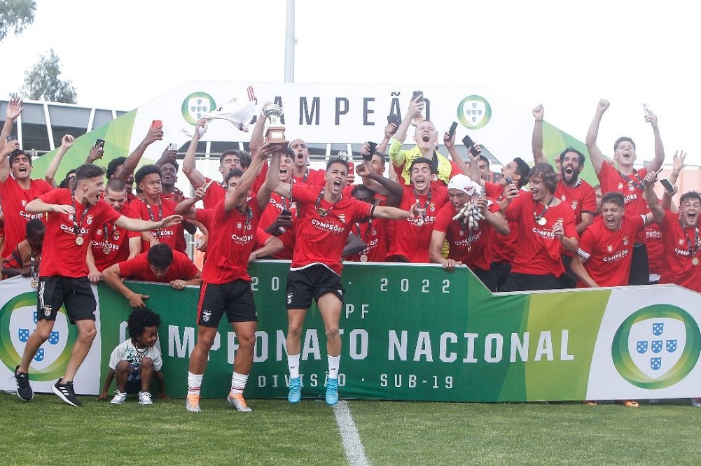Campeões nacionais em sub-19 masculinos - © Sport Lisboa e Benfica