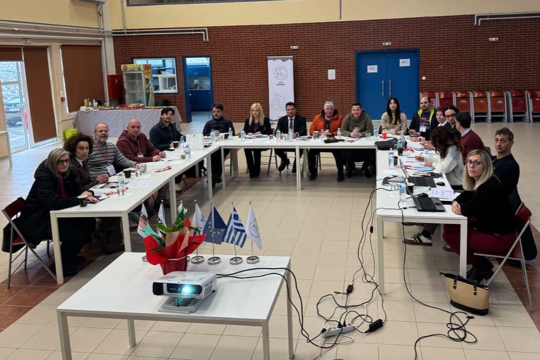 Domokos, na Grécia, reuniu os parceiros do projeto durante uma semana