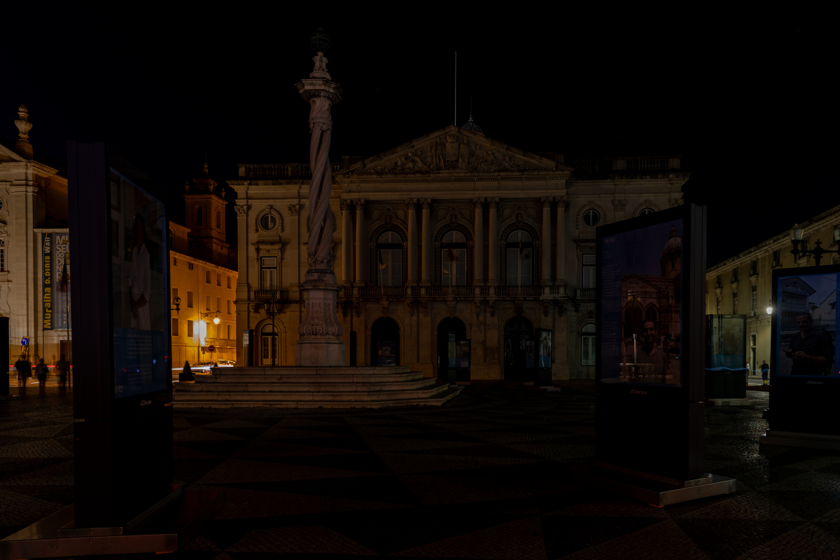 Foram desligadas as luzes dos Paços do Concelho/Praça do Município