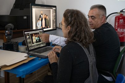 Edição das fotografias Edição das fotografias