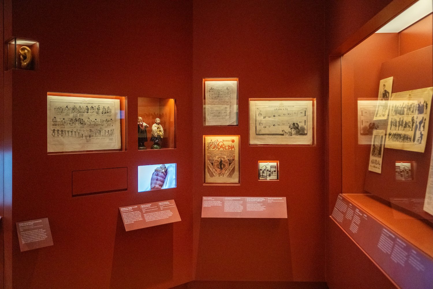 Núcleo dedicado aos “Jogos de Humor”